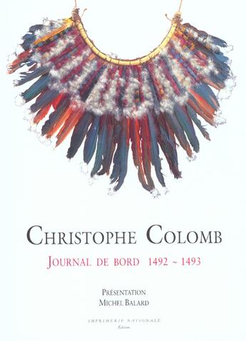 Couverture du livre « Journal de bord 1492-1493 » de Christophe Colomb aux éditions Actes Sud