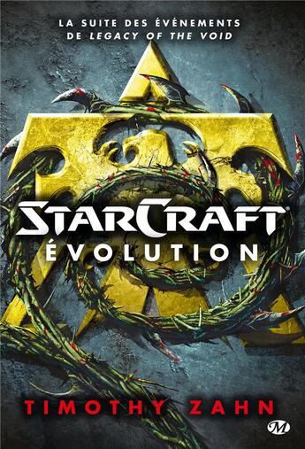 Couverture du livre « Starcraft ; évolution » de Timothy Zahn aux éditions Bragelonne