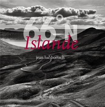 Couverture du livre « 66°N Islande » de Raymond Depardon et Jean-Luc Boetsch aux éditions Trans Photographic Press