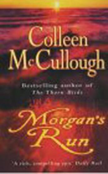 Couverture du livre « Morgan's Run » de Colleen Mccullough aux éditions Random House Digital