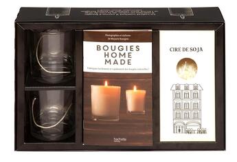 Couverture du livre « Bougies home made » de Marjorie Bourgoin aux éditions Hachette Pratique