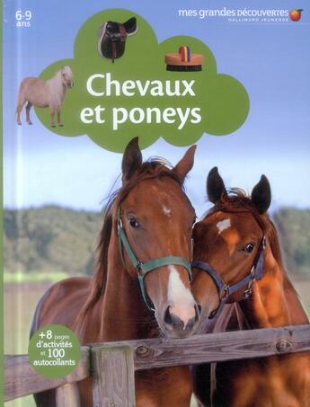 Couverture du livre « Chevaux et poneys » de  aux éditions Gallimard-jeunesse