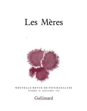 Couverture du livre « Les mères » de  aux éditions Gallimard