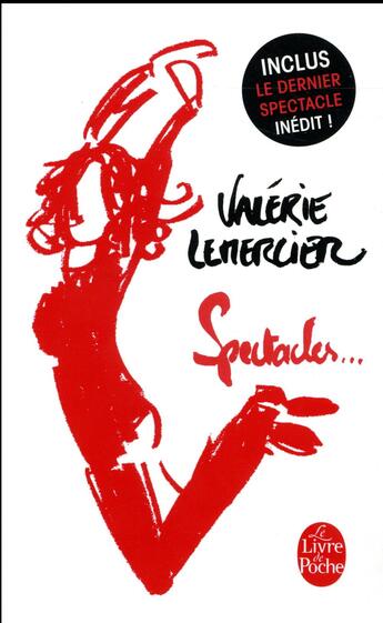 Couverture du livre « Spectacles... » de Valerie Lemercier aux éditions Le Livre De Poche