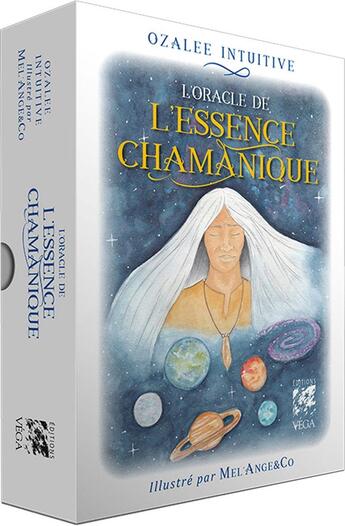 Couverture du livre « Coffret l'oracle de l'essence chamanique » de Ozalee Intuitive aux éditions Vega