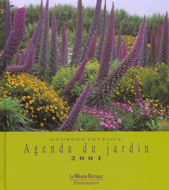 Couverture du livre « Agenda du jardin 2001 » de  aux éditions Flammarion