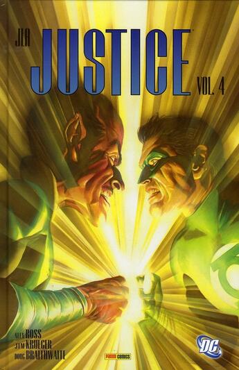 Couverture du livre « JLA justice t.4 » de Ross-A aux éditions Panini