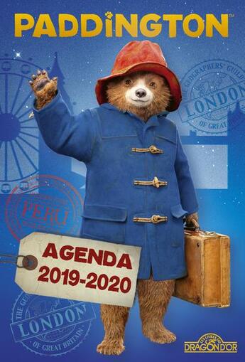 Couverture du livre « Paddington - agenda 2019-2020 » de  aux éditions Les Livres Du Dragon D'or