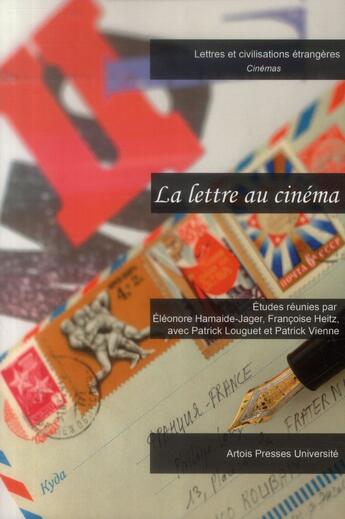 Couverture du livre « Lettre au cinema » de Hamaide/Heitz/L aux éditions Pu D'artois