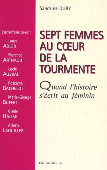 Couverture du livre « Portraits De Femmes » de Dury aux éditions Medicis Entrelacs