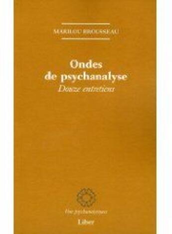 Couverture du livre « Ondes de psychanalyse » de Brousseau M aux éditions Liber