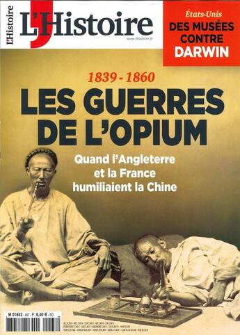 Couverture du livre « L'histoire n 467 la guerre de l'opium - janvier 2020 » de  aux éditions L'histoire