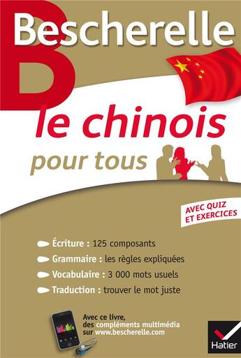 Couverture du livre « Le chinois pour tous » de Arnaud Arslangul et Joel Bellassen aux éditions Hatier