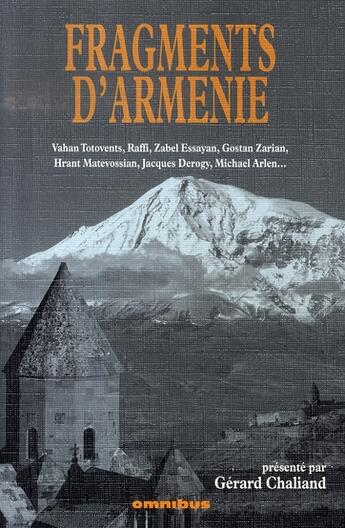 Couverture du livre « Fragments d'arménie » de  aux éditions Omnibus