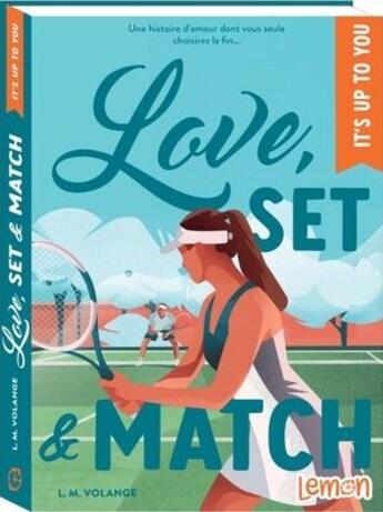 Couverture du livre « Love, set & match » de L. M. Volange aux éditions Lemon Editions