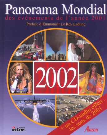 Couverture du livre « Panorama de l'année 2001 (édition 2002) » de  aux éditions Philippe Auzou