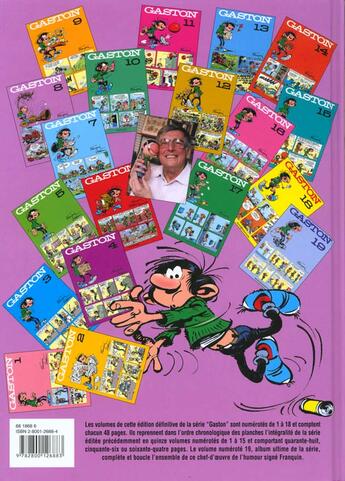 Couverture du livre « Gaston - édition spéciale Tome 8 » de Andre Franquin aux éditions Dupuis