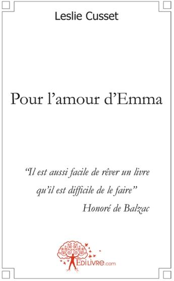 Couverture du livre « Pour l'amour d'Emma ; 