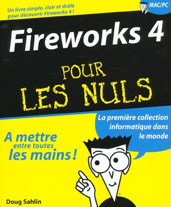 Couverture du livre « Fireworks 4 ; Pour Les Nuls » de D Sahlin aux éditions First Interactive