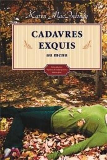 Couverture du livre « Cadavres exquis au menu » de Karen Macinerney aux éditions Ada