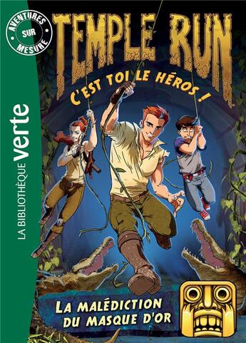 Couverture du livre « Temple run t.2 ; la malédiction du masque d'or » de  aux éditions Hachette Jeunesse