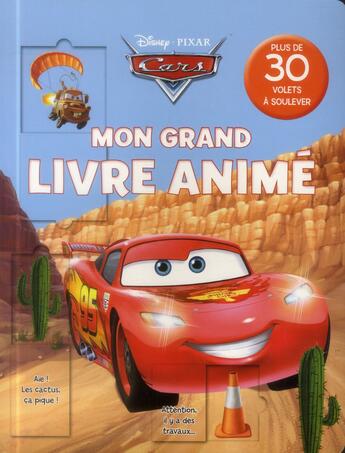 Couverture du livre « Cars ; mon grand livre animé » de Disney aux éditions Disney Hachette