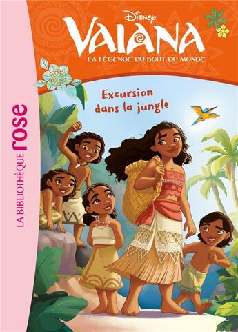 Couverture du livre « Vaiana, la légende du bout du monde t.13 ; excursion dans la jungle » de Disney aux éditions Hachette Jeunesse