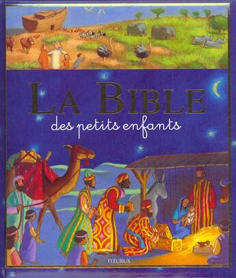 Couverture du livre « La bible des petits enfants » de  aux éditions Mame