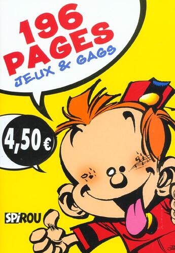 Couverture du livre « Spirou magazine ; spécial été 2000 » de  aux éditions Dupuis