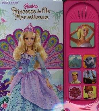 Couverture du livre « Barbie, princesse de l'île merveilleuse » de Ruby aux éditions Hemma