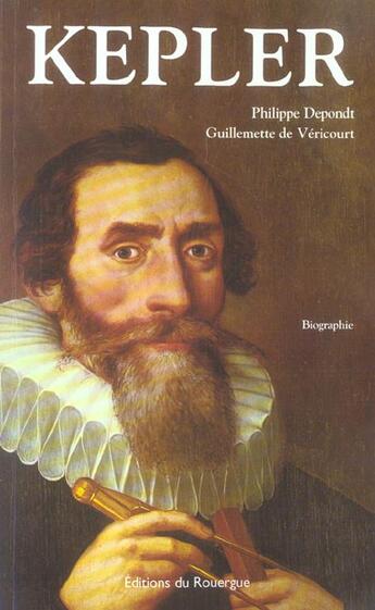 Couverture du livre « Kepler » de Depondt Philippe aux éditions Rouergue