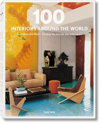 Couverture du livre « 100 interiors aroud the world » de  aux éditions Taschen