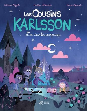 Couverture du livre « Les cousins Karlsson Tome 2 : des invités surprises » de Katarina Mazetti et Aurore Damant aux éditions Thierry Magnier