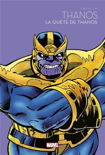 Couverture du livre « La quête de Thanos » de Jim Starlin et Ron Lim aux éditions Panini