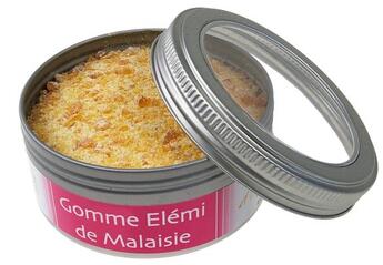 Couverture du livre « Encens gomme elemi de malaisie resine naturelle boite 100 g » de  aux éditions Dg-exodif