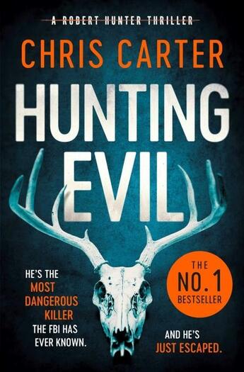 Couverture du livre « HUNTING EVIL » de Chris Carter aux éditions Simon & Schuster