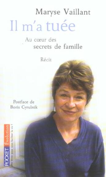 Couverture du livre « Il m'a tuee » de Maryse Vaillant aux éditions Pocket