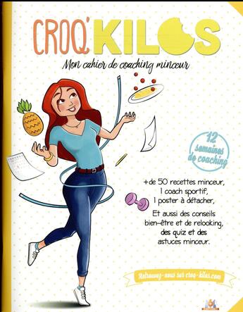 Couverture du livre « Croq'kilos » de Marie Justine aux éditions M6 Editions