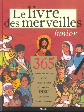 Couverture du livre « Livre des merveilles junior (le) » de Collectif/Mansot aux éditions Mame