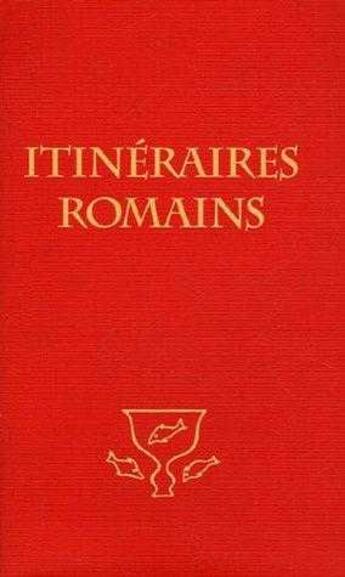 Couverture du livre « Itinéraires romains » de Pierre Maury et Rene Percheron aux éditions Tequi