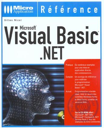 Couverture du livre « Ref Ma Visual Basic.Net » de Gilles Nicot aux éditions Micro Application