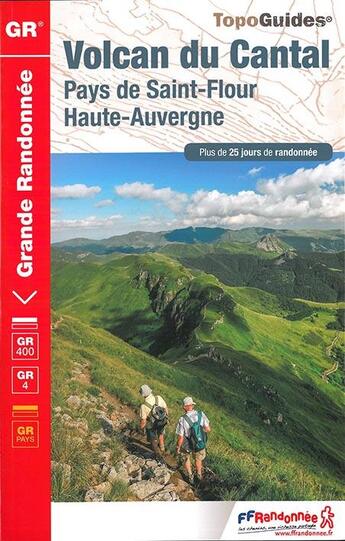 Couverture du livre « Volcan du Cantal ; Pays de Saint-Flour, Haute Auvergne (édition 2017) » de  aux éditions Ffrp