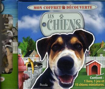 Couverture du livre « Coffret decouvertes ; les chiens » de  aux éditions Piccolia