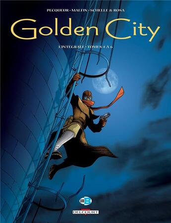 Couverture du livre « Golden City : Intégrale vol.2 : t.4 à t.6 » de Daniel Pecqueur et Nicolas Malfin aux éditions Delcourt