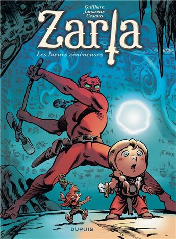 Couverture du livre « Zarla Tome 5 : les lueurs vénéneuses » de Guilhem et Jean-Louis Janssens et Angelique Cesano aux éditions Dupuis