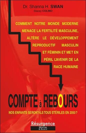 Couverture du livre « Compte à rebours : nos enfants seront-ils tous stériles en 2050 ? » de Shanna H. Swan aux éditions Marco Pietteur