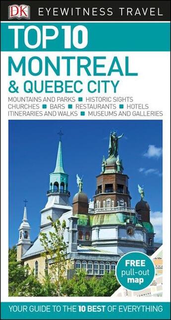 Couverture du livre « TOP 10 ; Montreal & Quebec city » de  aux éditions Dorling Kindersley