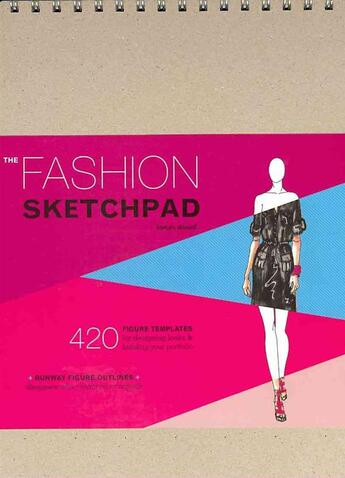 Couverture du livre « THE FASHION SKETCHPAD » de Tamar Daniel aux éditions Chronicle Books