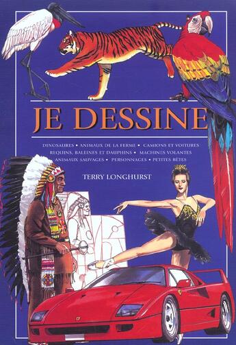 Couverture du livre « Je dessine... » de Terry Longhurst aux éditions Parragon