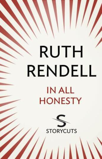 Couverture du livre « In All Honesty (Storycuts) » de Ruth Rendell aux éditions Random House Digital